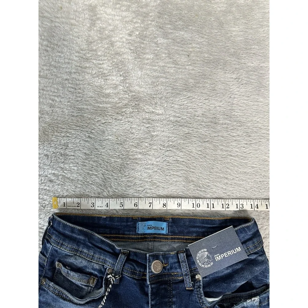New Imperium Mens Distressed Ripped Skinny Jeans 31x34 Act 28x30‎